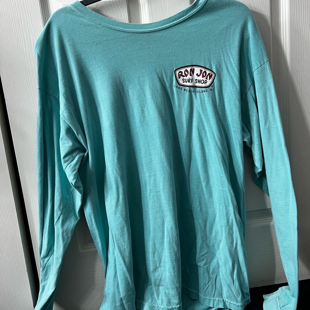RON JON Blue Long Sleeve Shirt. Size Large. Worn Once.